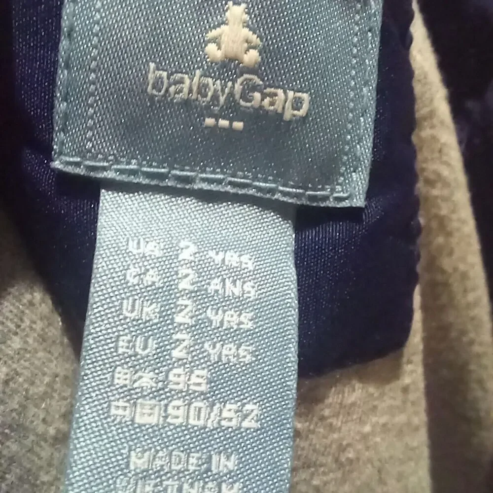 Baby Gap Factory Varsity Hooded Windbreaker Jacket-Size 2 Years/2T-Lined-Pockets